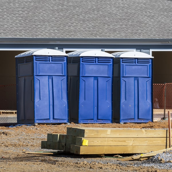 how do you dispose of waste after the porta potties have been emptied in Page WV